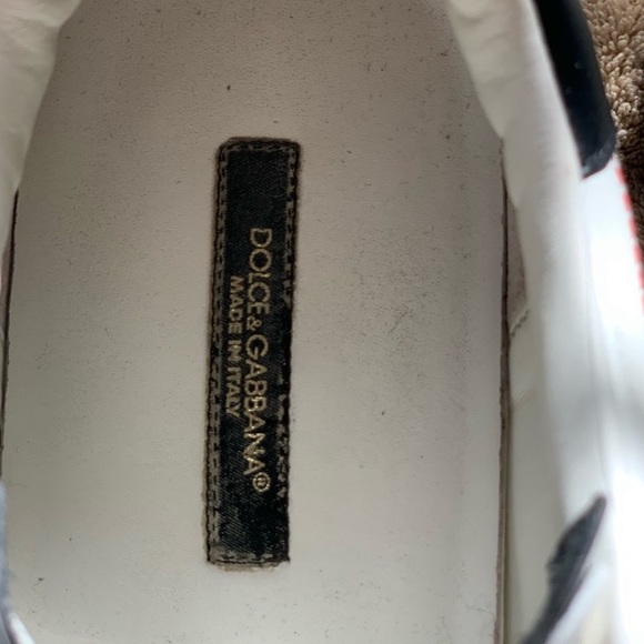 Dolce & Gabbana Calfskin Nappa  Portofino Sneakers Size 8.5 38.5IT - Picture 5 of 12